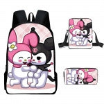 New Cartoon School Bag Printing Custom Bookbag High Quality Backpack Pencil Cases Kids Bags For Girls - Korvel