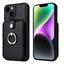 Suitable for iPhone 14 wallet phone case  Apple 13 Promax flip cover protective case accordion card insertion phone leather case - Korvel
