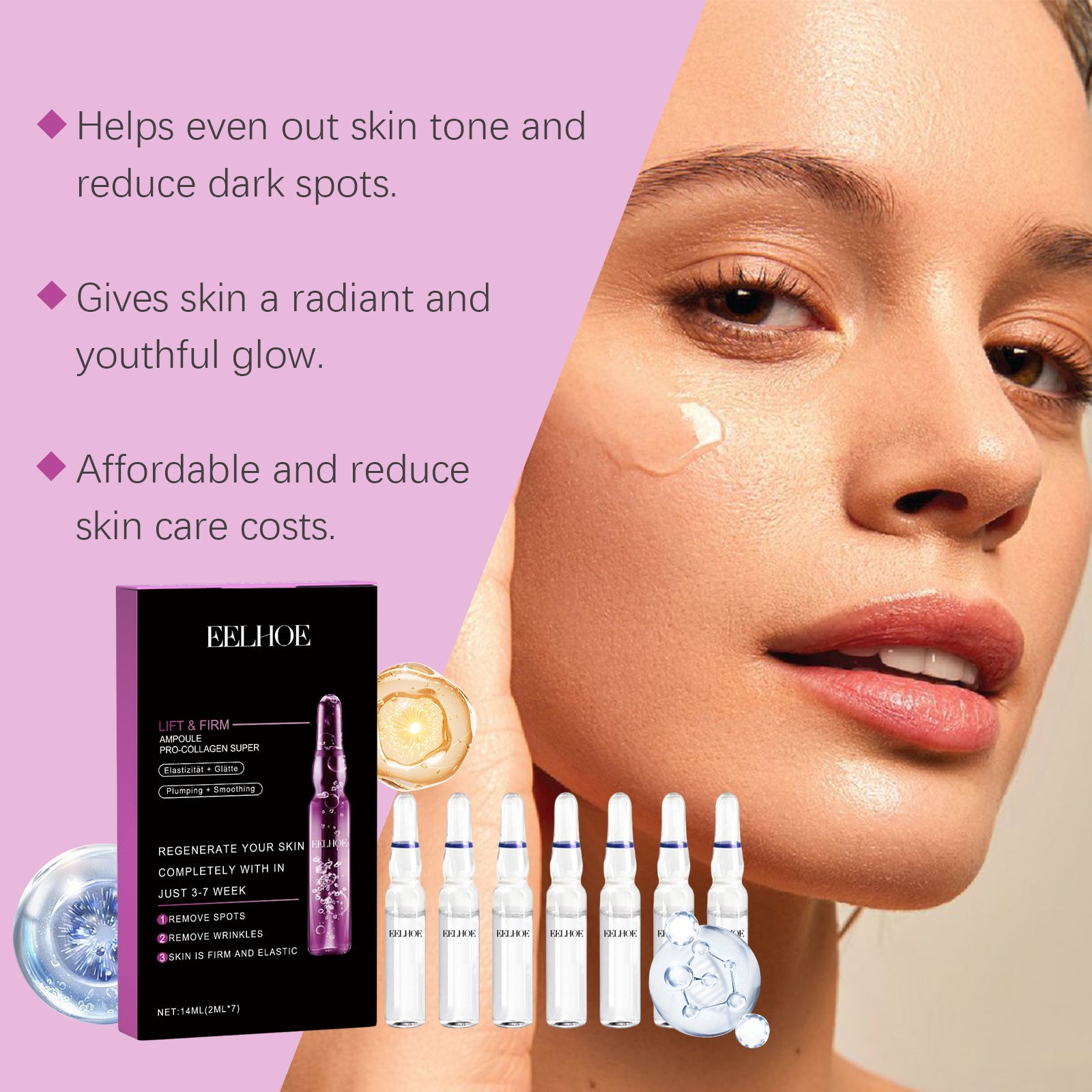 Ceramide Ampere Serum Moisturizes Skin, Rejuvenates Skin And Improves Skin Elasticity - Korvel