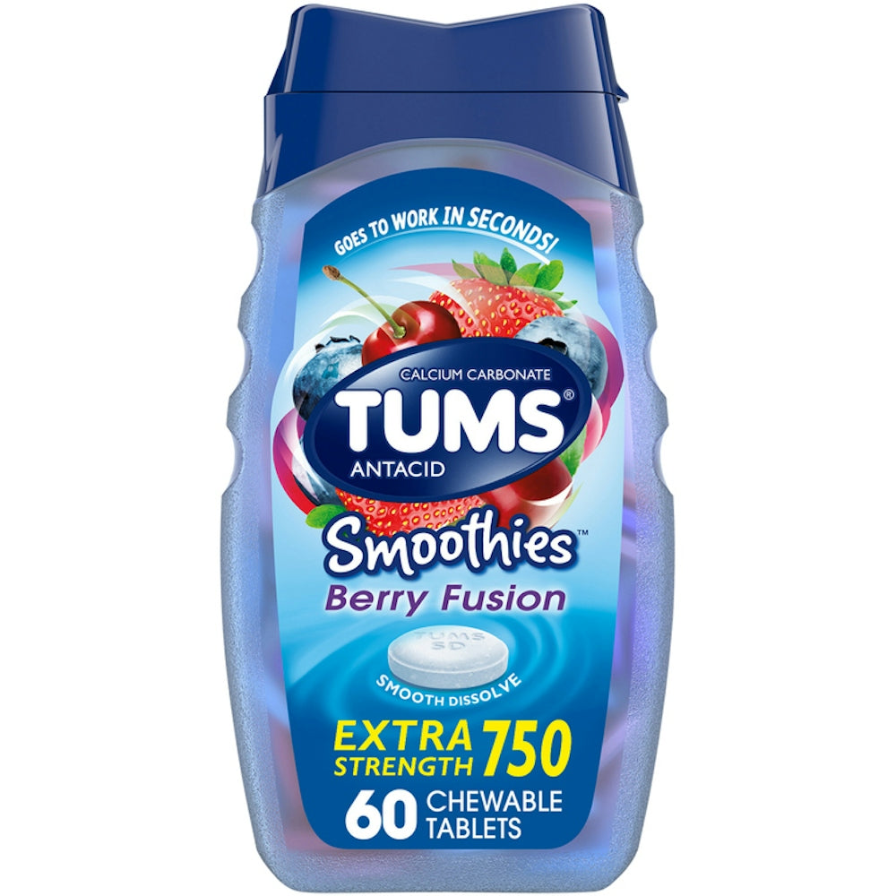 TUMS Smoothies Extra Strength Antacid – Berry Fusion