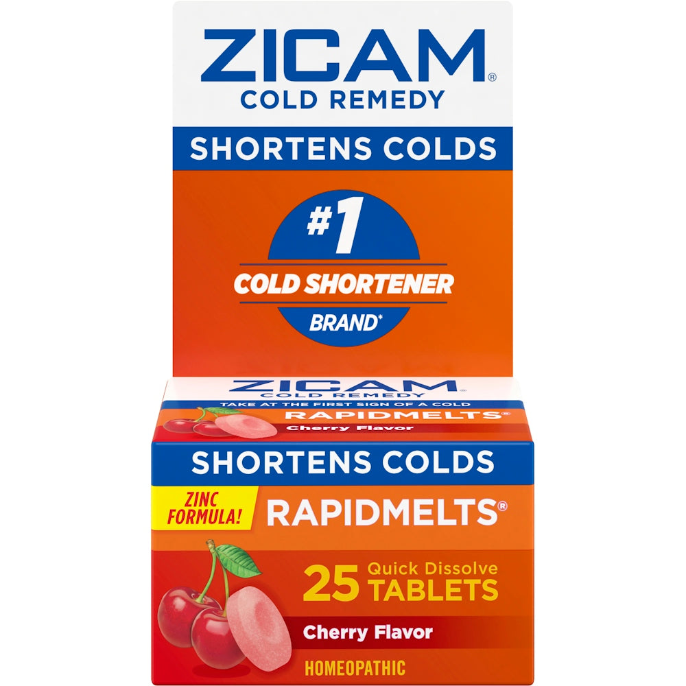 Zicam Remède contre le rhume Saveur Cerise Comprimés RapidMelts