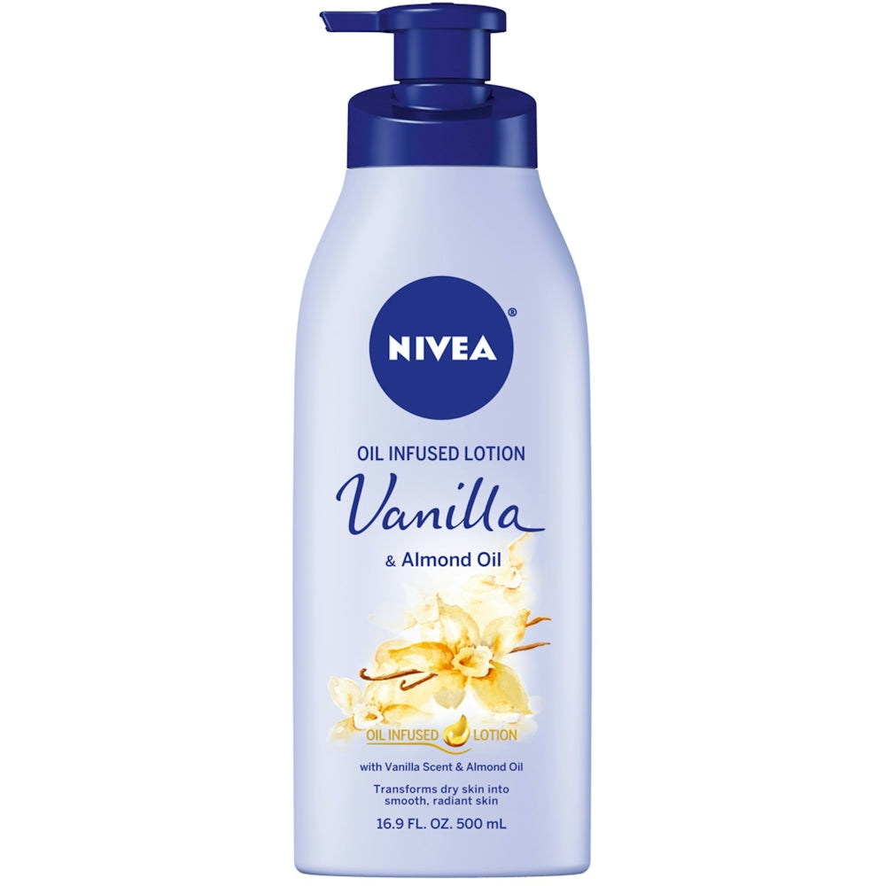 Loción Corporal Nivea Infundida con Aceite de Vainilla y Almendra - 16.9 Fl Oz