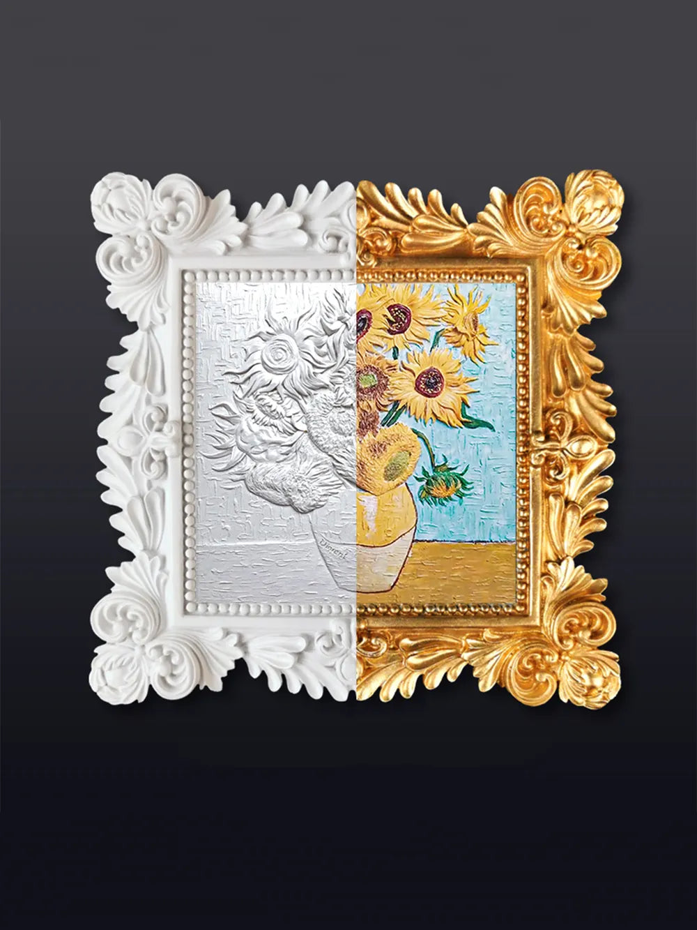 Relief Van Gogh's Sunflowers DIY 3D Oil Painting Kit - Korvel