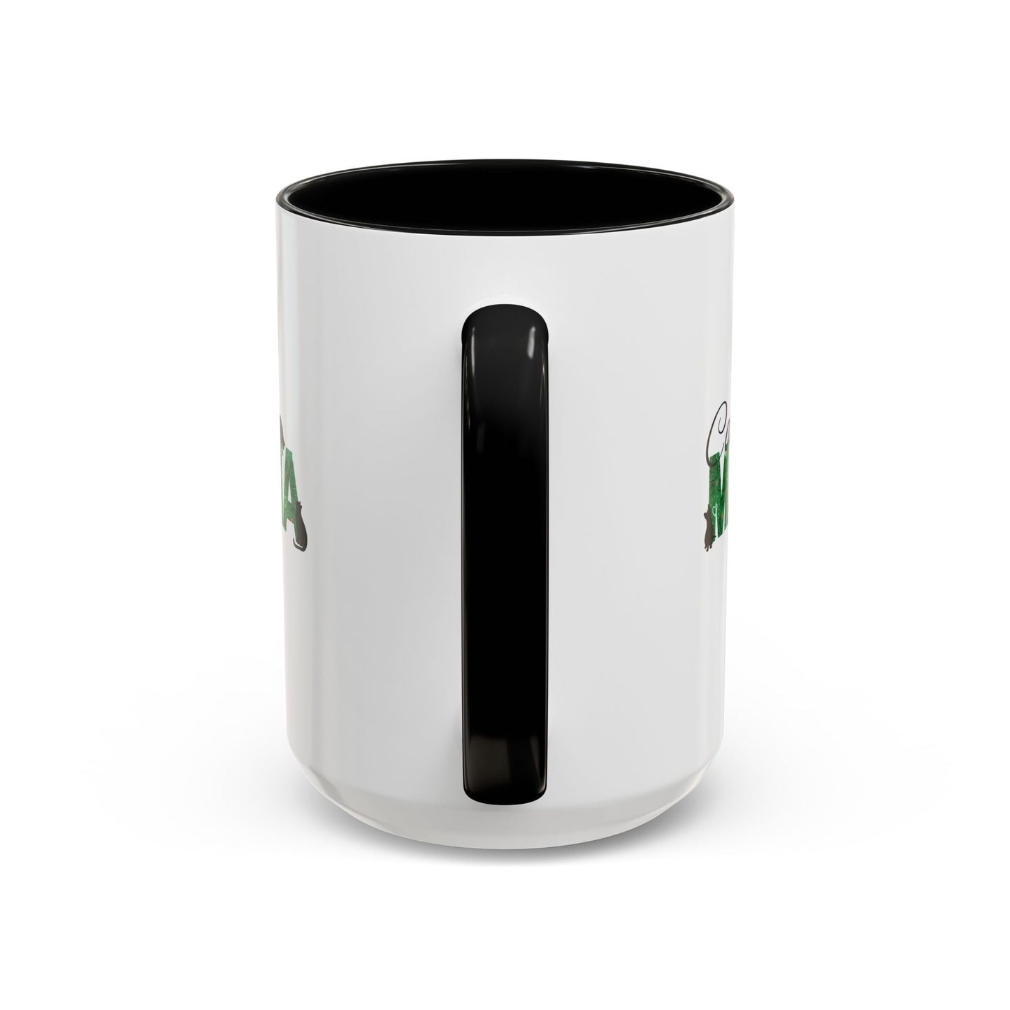 Christmas Cat Mama Accent Coffee Mug - 11oz & 15oz