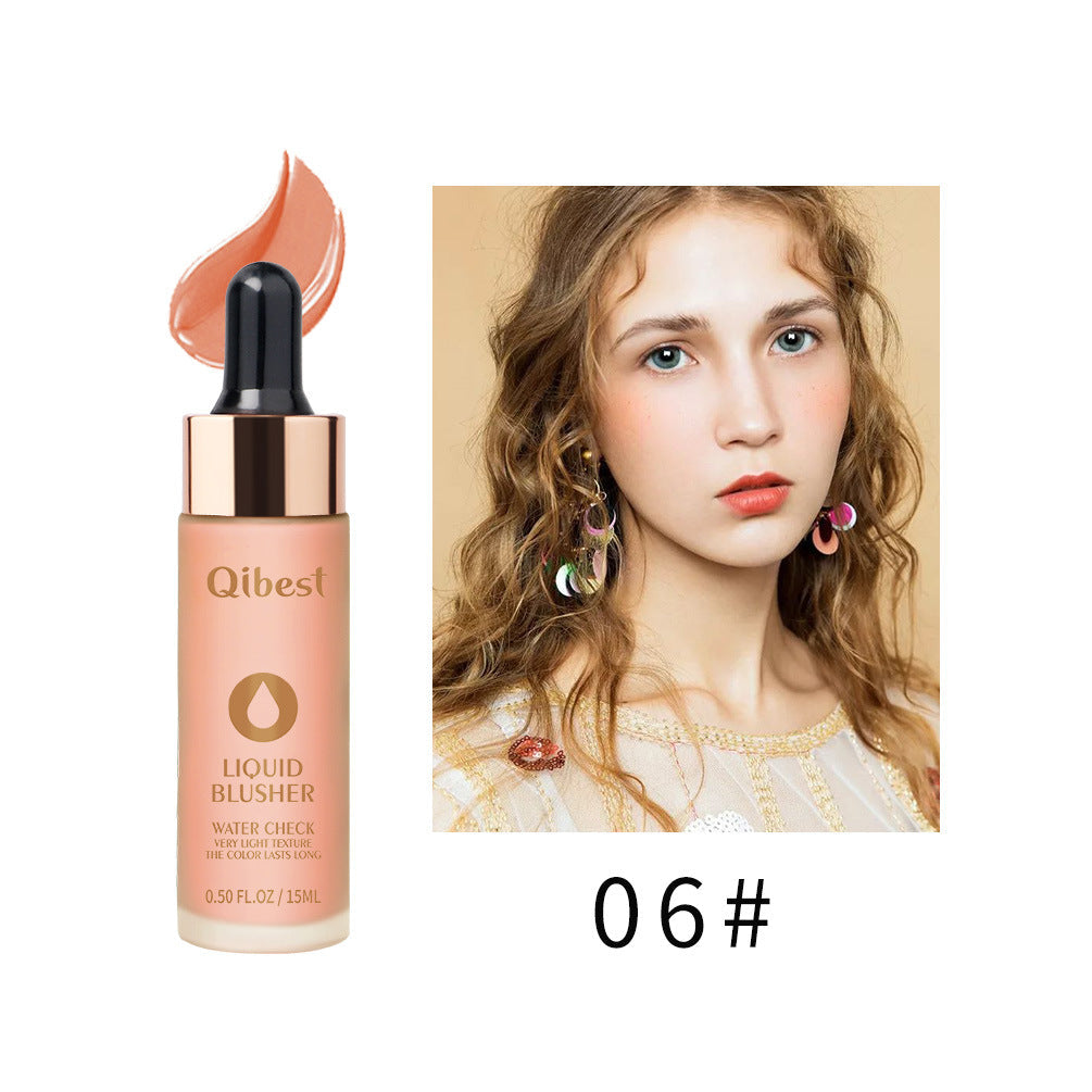 QIBEST Rubor Líquido Natural para una Piel Radiante