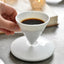 Ensemble de tasses et soucoupes à café exquisément préparées à la main