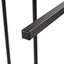 Dual size metal platform bed frame with wooden headboard and footrest, USB LINER, LED lights - Korvel