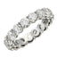 Bague Eternité en Diamant Lab Grown Taille Ronde en Or Blanc 14k