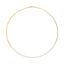 Unisex Solid 14K Yellow Gold Herringbone Chain Necklace - 18"