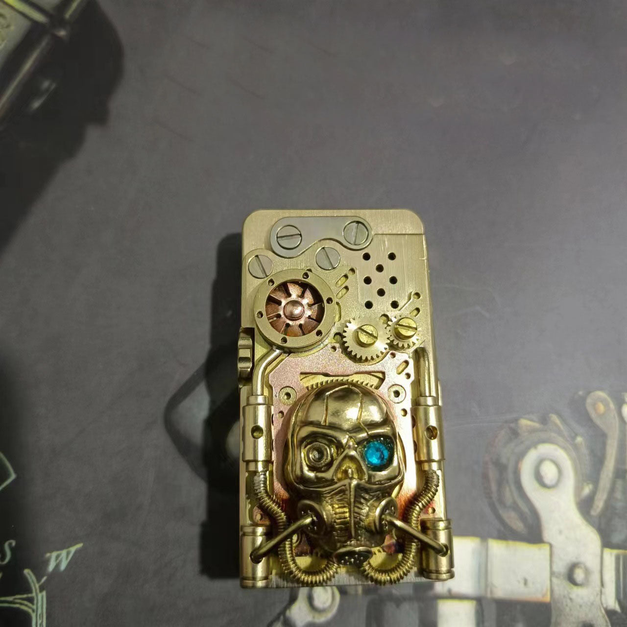 Mechanical armor catapult ignition kerosene lighter Dragon Tongue Aspley Doomsday Hunter punk lighter - Korvel