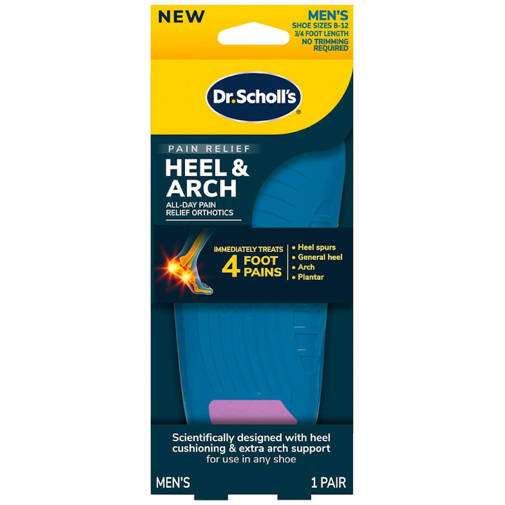 Soportes Arcos Dr. Scholl para Hombres, Tallas de Zapato 8-12