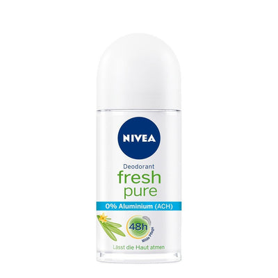 Nivea Fresh Pure 0% Aluminum Roll On Deodorant 50ml