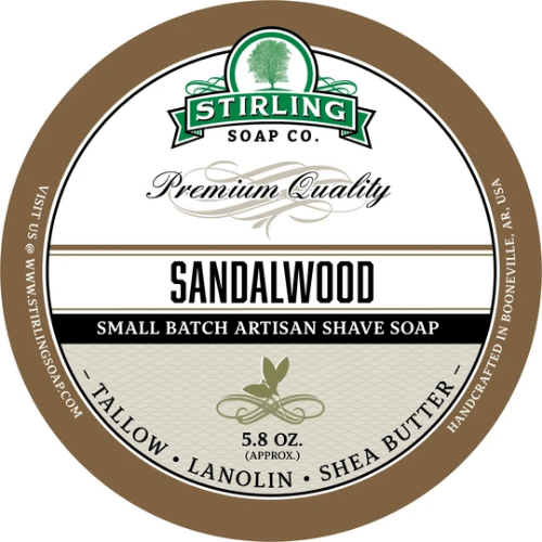 Collection de rasage au bois de santal par Stirling Soap Co.