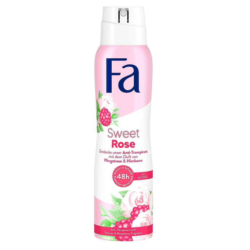 Fa Sweet Rose Anti-Perspirant Spray, 150 Ml