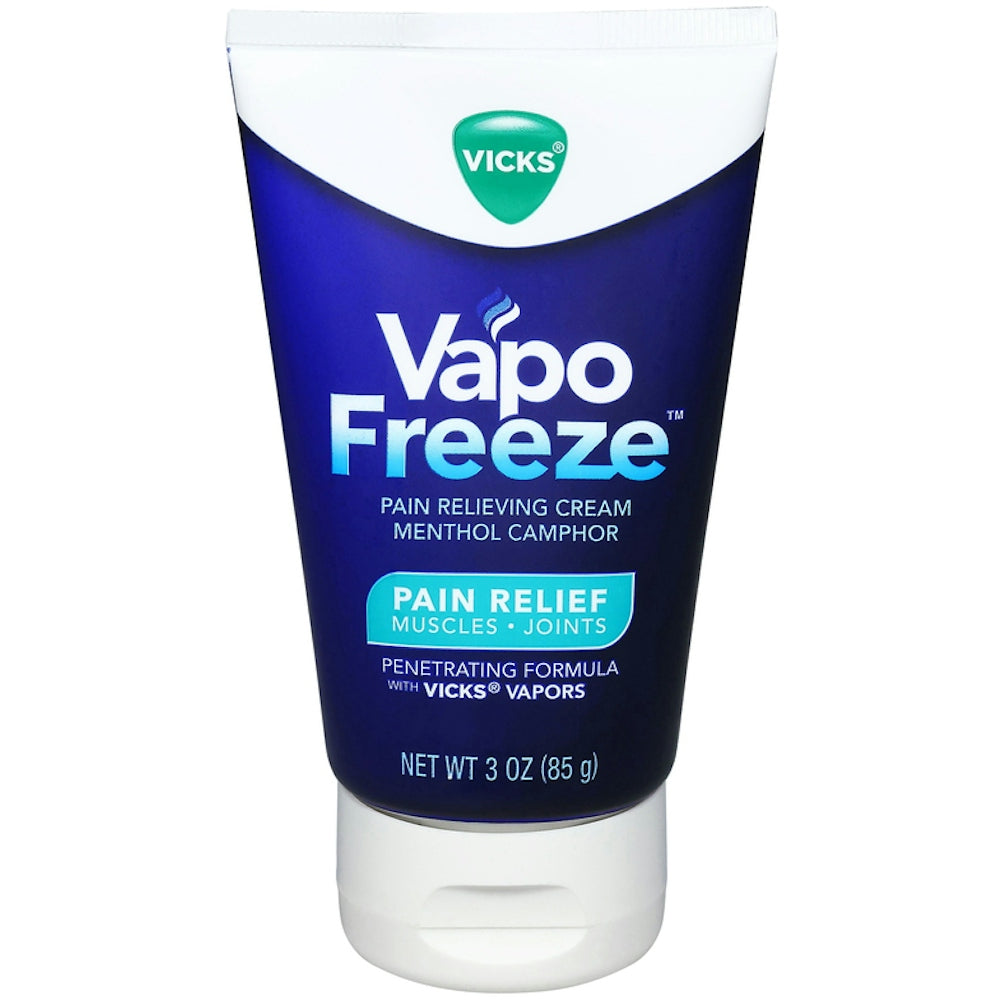 Crème analgésique Vicks VapoFreeze, Menthol à force maximale, 3 oz