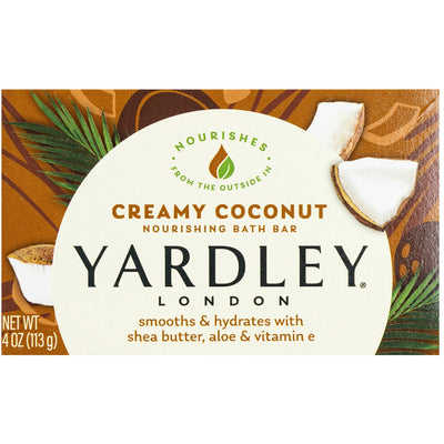 Yardley London Crème de Coco Savon Hydratant, 4,25 Oz