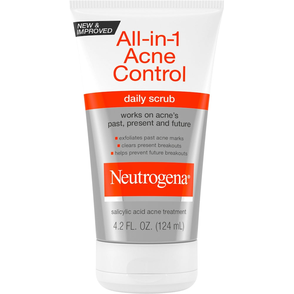 Neutrogena Exfoliante Diario Control Acne Todo En Uno - 4.2 Fl Oz
