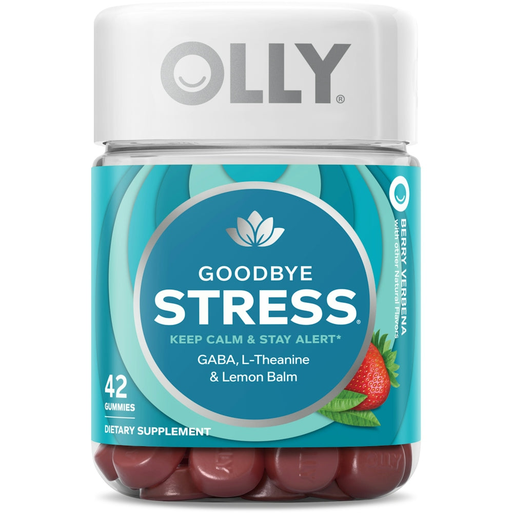Olly Berry Verbena Au Revoir Stress 42 Gummies