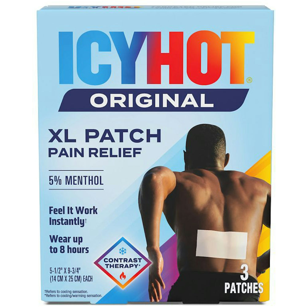 Patches médicamenteux Icy Hot Extra Fort pour grandes zones