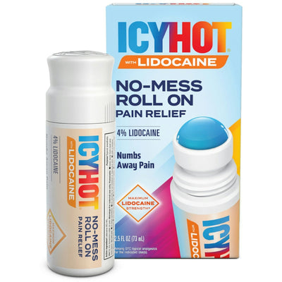 Icy Hot Roll-On Maximum Force avec Lidocaïne - 2,5 Fl Oz