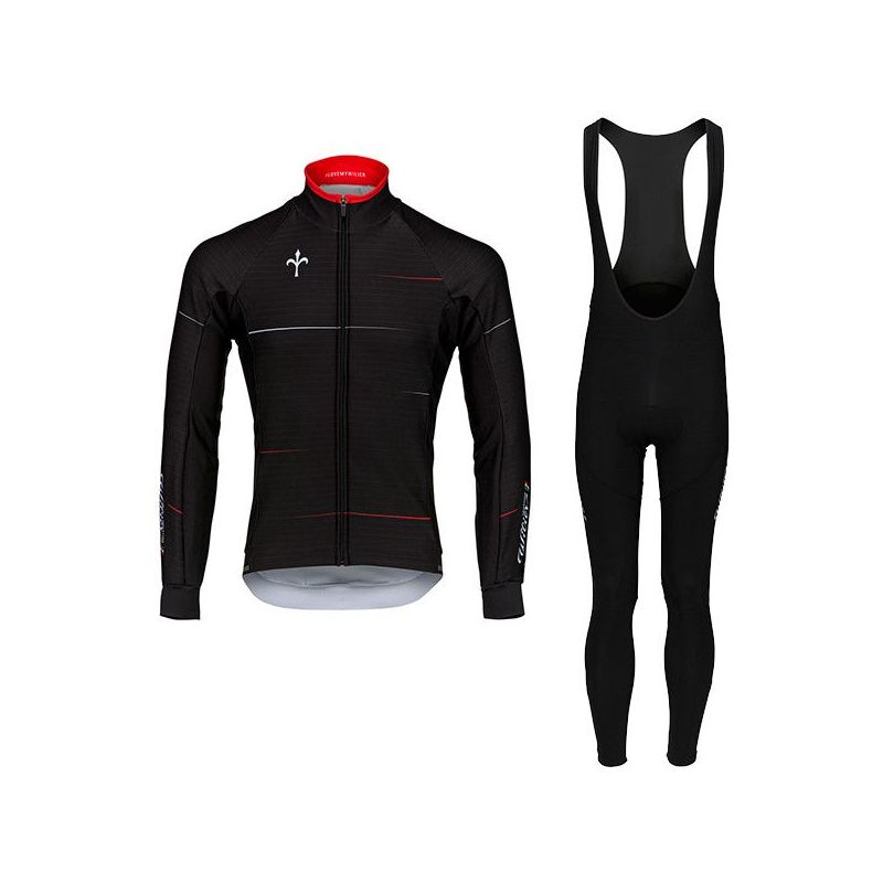 Premium Winter Wool Cycling Jacket Suit
