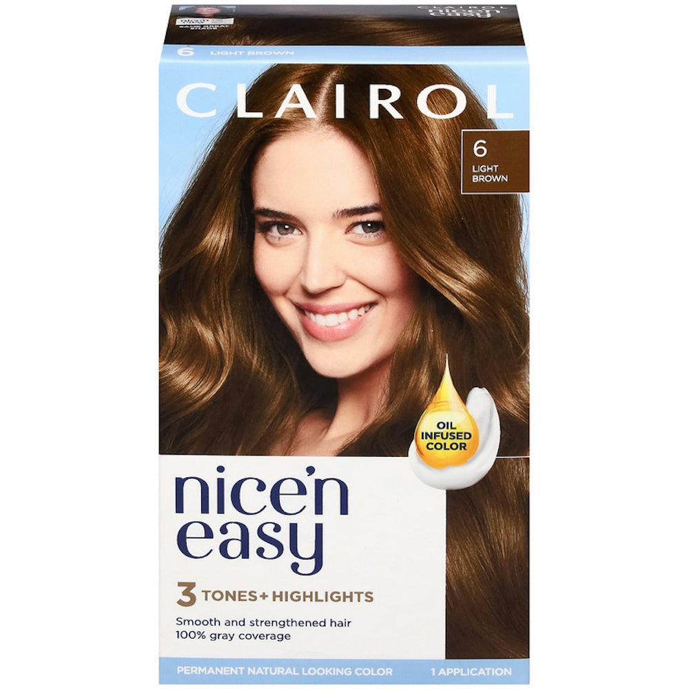 Clairol Nice 'N Easy 6 Châtain Clair Coloration Permanente