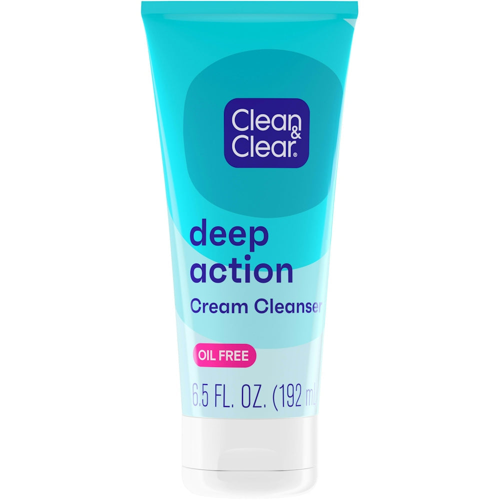 Limpiador Facial Crema Sin Aceite Clean & Clear Acción Profunda 6.5oz