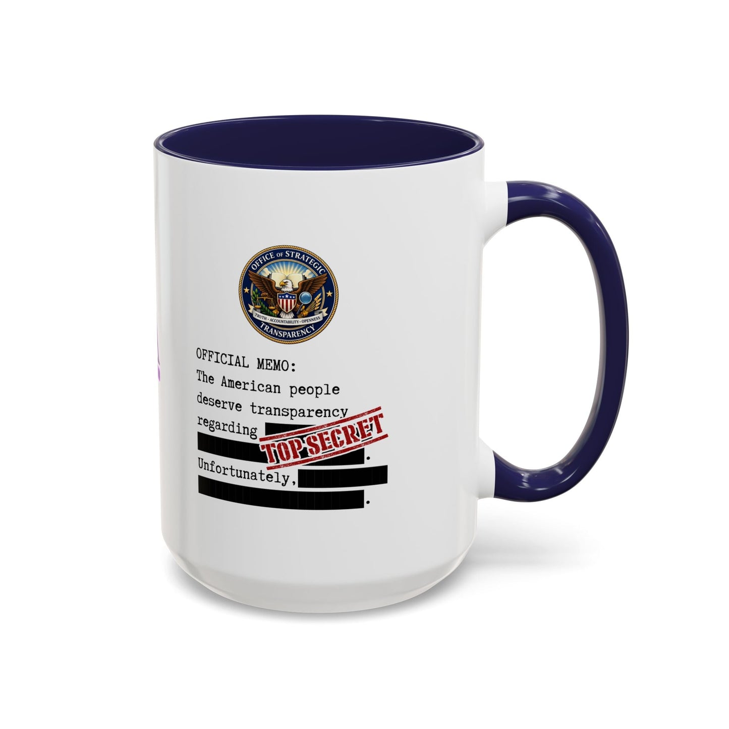 Official Memo Top Secret Coffee Mug – Political Satire