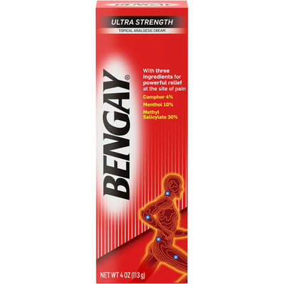 Bengay Ultra Strength Non-Greasy Pain Relief Cream 4 Oz