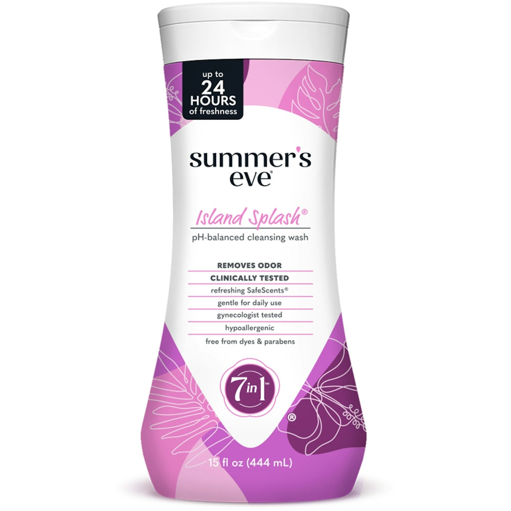 Summer's Eve Nettoyant 5-en-1 pour Peau Sensible - Island Splash 15 Oz