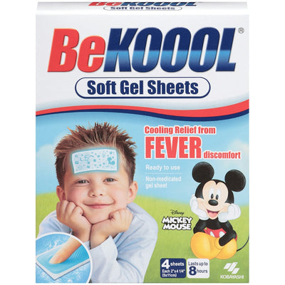Be Koool Immediate Cooling Gel Sheets for Kids