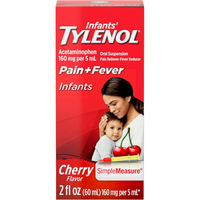 Tylenol Infants' Oral Suspension - Cherry Flavor, 2 Fl. Oz
