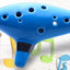12-Hole Alto Key C Ocarina - Premium Ceramic Musical Instrument