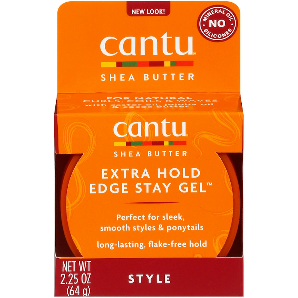 Cantu Shea Butter Gel de Maintien Extra Fort pour les Bords - 2,25 oz