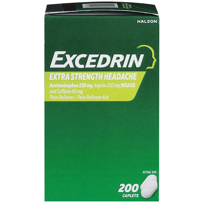 Excedrin Extra Strength Caplets for Headache Relief