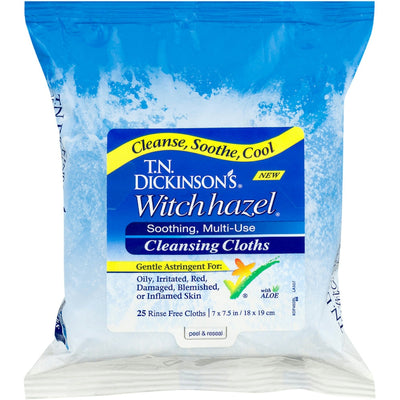 T.N. Dickinson’s 100% Natural Cleansing Cloths – 25 Count