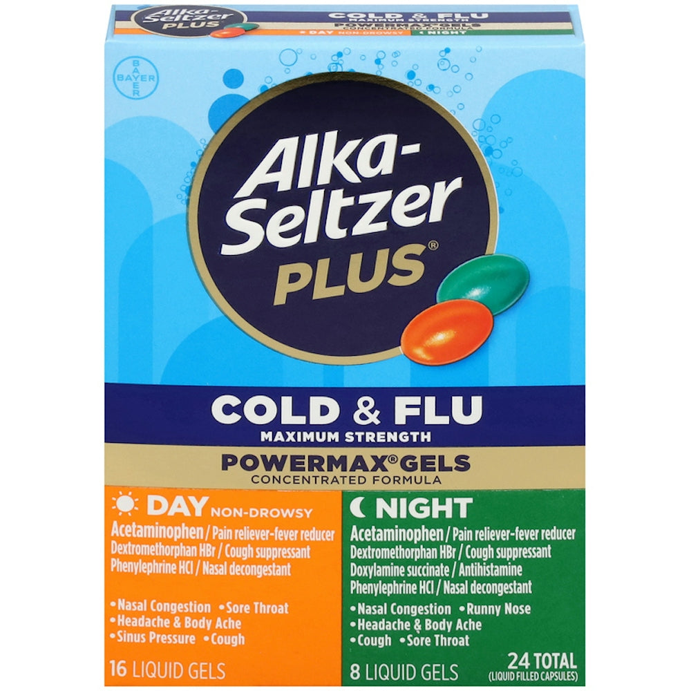 Alka-Seltzer Plus Cold & Flu Maximum Strength Liquid Gels