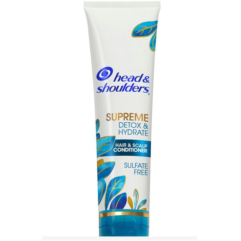 Head & Shoulders Supreme Detox Hydrate Conditioner, Coconut, 9.4 Fl Oz