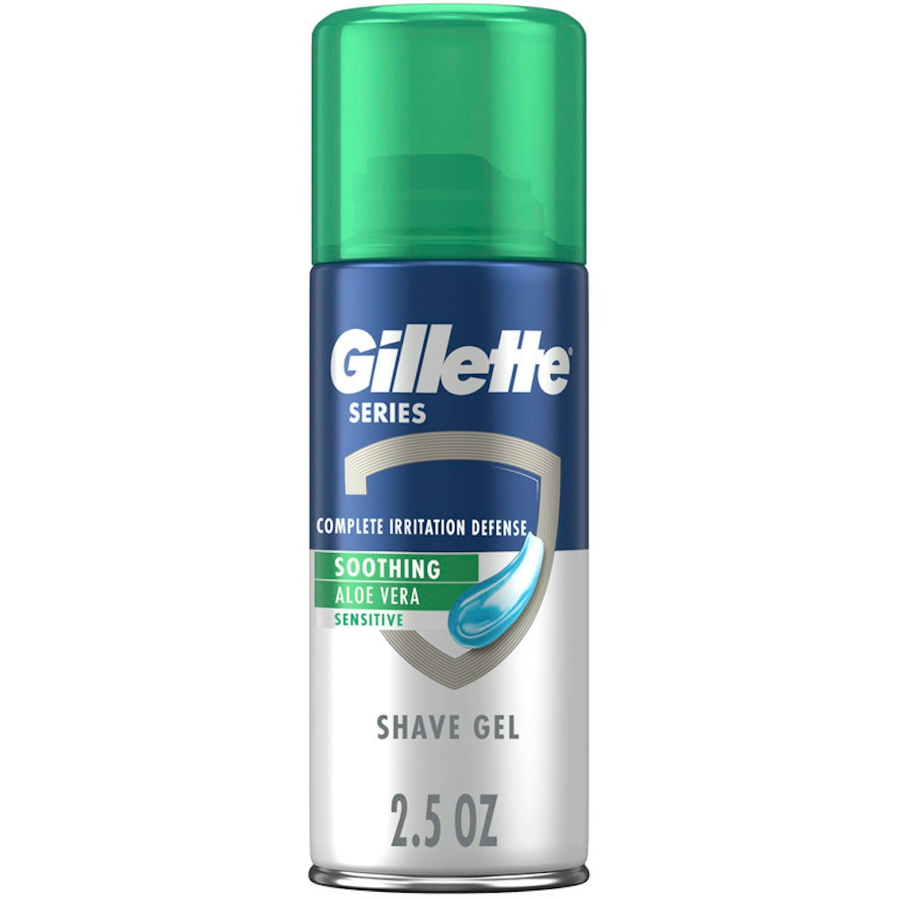 Gel de rasage apaisant Gillette Series avec aloe vera, 2,5 oz