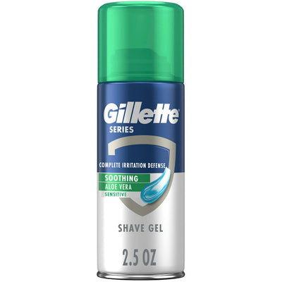 Gillette Series Soothing Shave Gel with Aloe Vera, 2.5oz