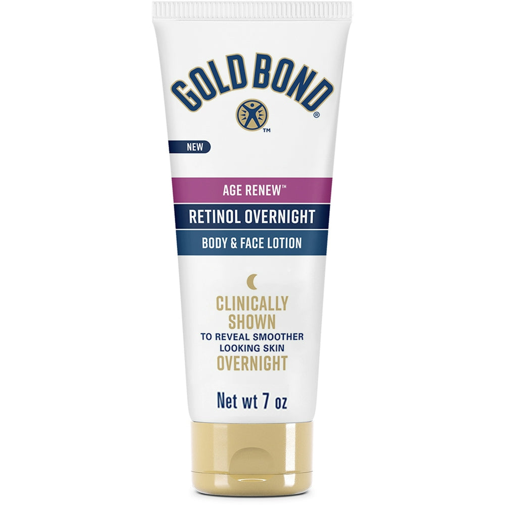Loción Corporal y Facial de Oro Bond Age Renew Retinol para la Noche - 7 Oz