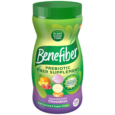 Benefiber Chewable Fiber Tablets - Assorted Fruit Flavor