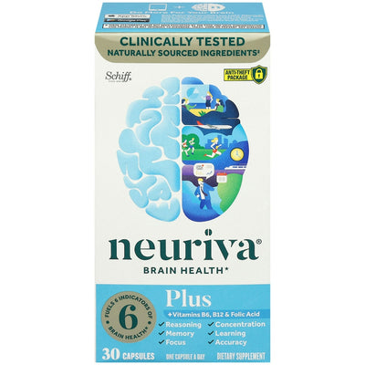 Neuriva Brain Health Supplement Plus Capsules - 30 Count