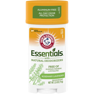 Déodorant en bâton Arm & Hammer Essentials à la rose et à la lavande, 2,5 oz