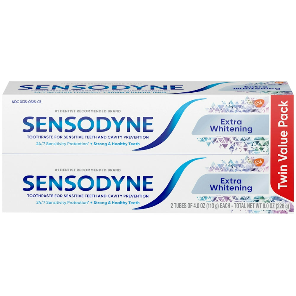 Pasta de dientes Sensodyne Extra Blanqueadora Paquete Doble