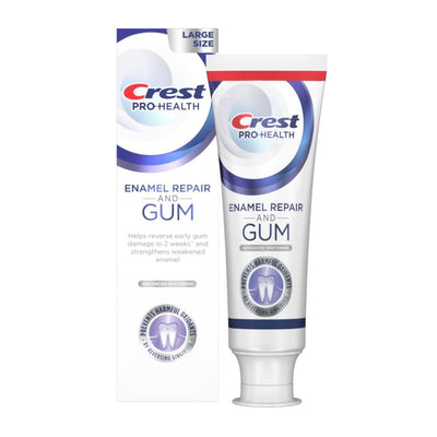 Pasta de dientes Crest Pro-Health Reparación del esmalte, Blanqueamiento avanzado, 4.8 oz