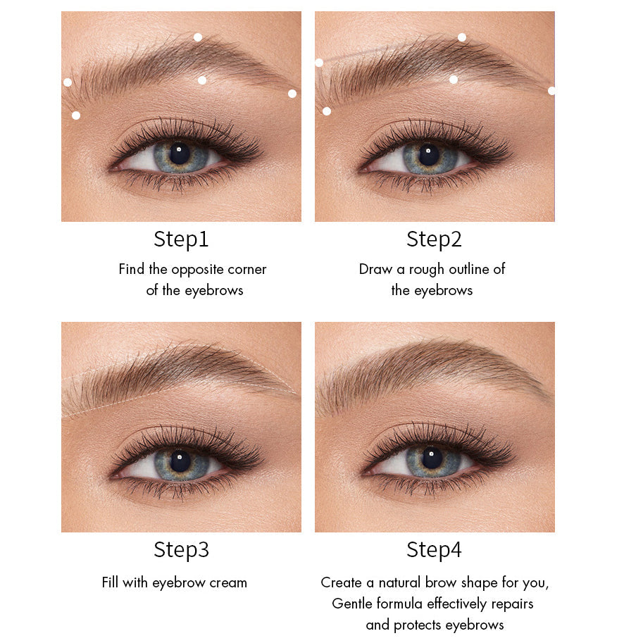 Crème à sourcils double tête multifonctionnelle ESpoce