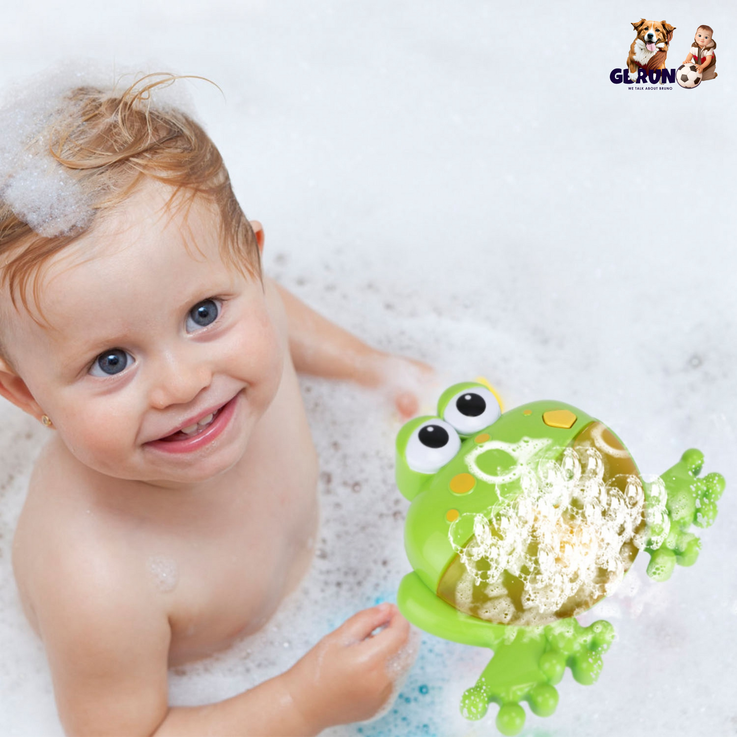 Frog Musical Bubble Bath Maker for Toddlers