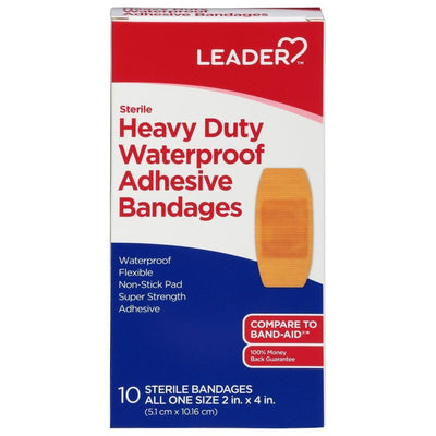 Bandages adhésifs étanches stériles Leader Heavy Duty