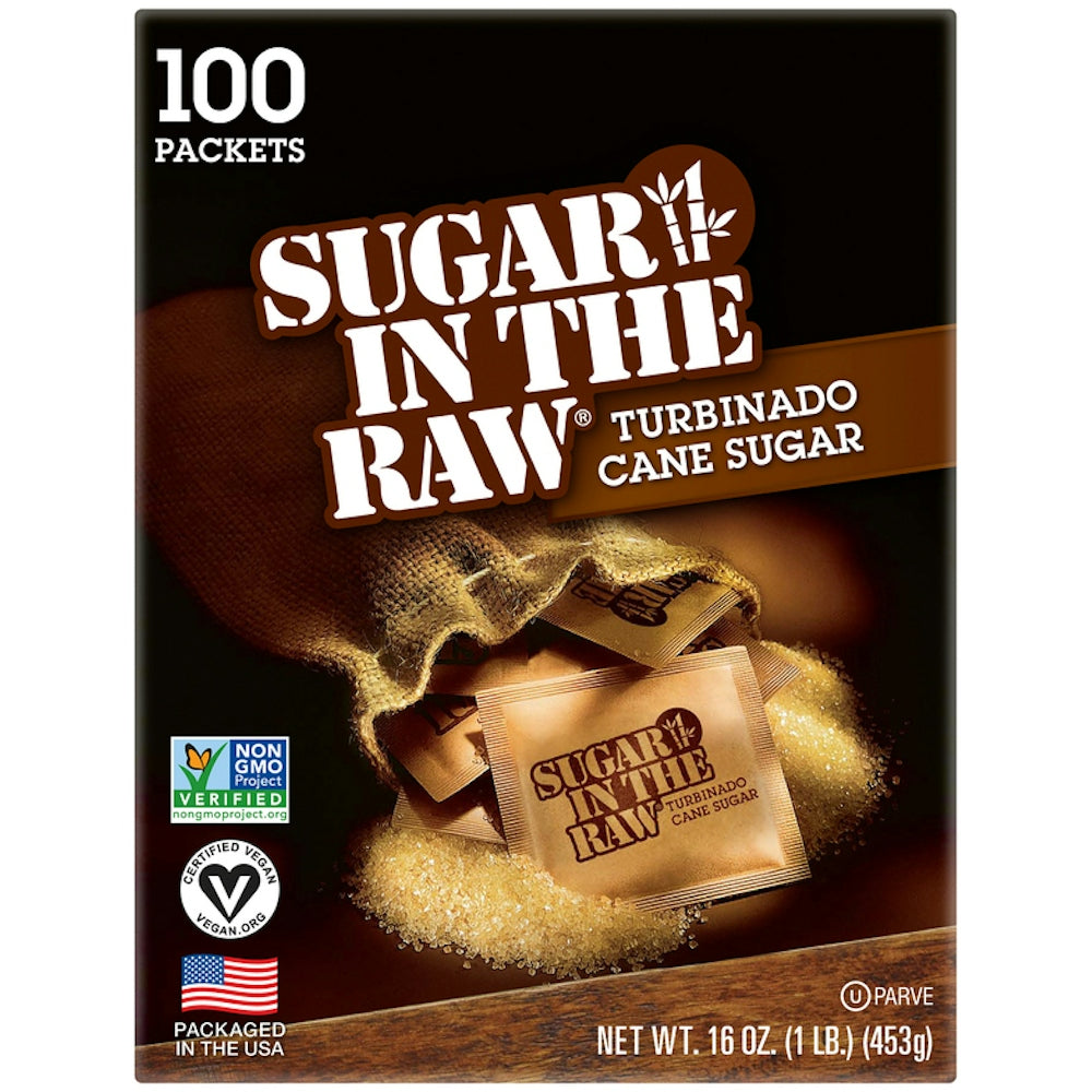 Sucres de canne turbiné Sugar In The Raw - 100 sachets